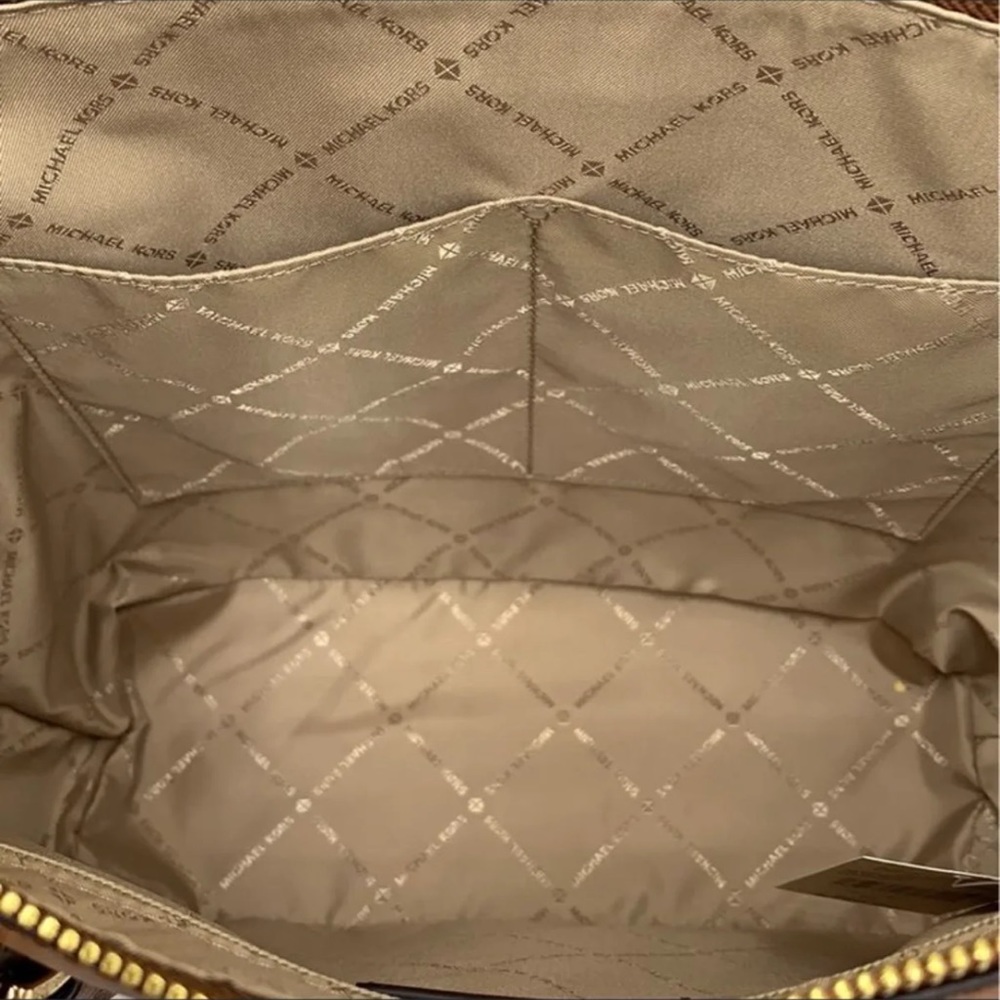 MICHAEL KORS CHARLOTTE LARGE TOP ZIP  Tote bag - Picture 9 of 15